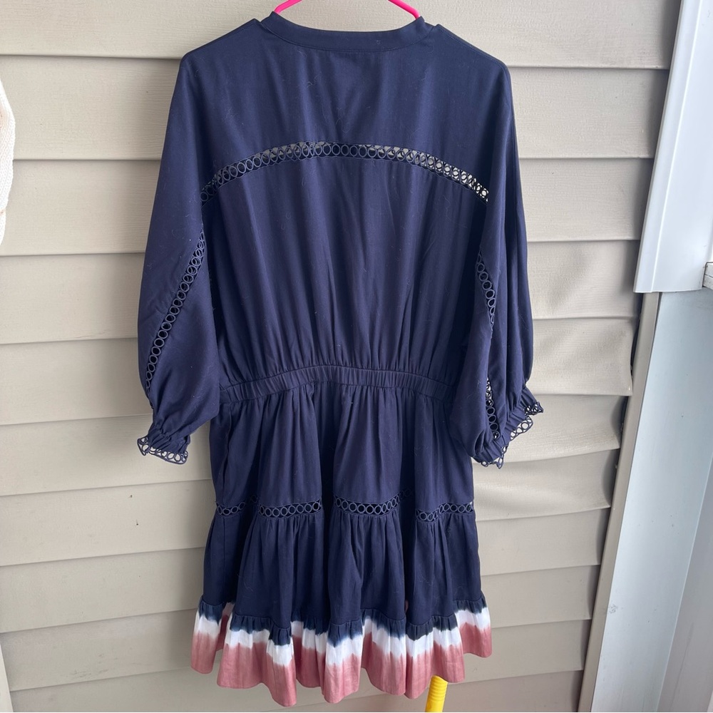 Sachin &‎ Babi Piper Dress Womens Size XL Midnight Blue Summer Occasion - Picture 3 of 11